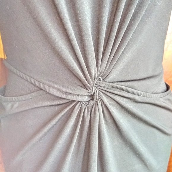 black twist dress size S/M - Picture 2 of 4